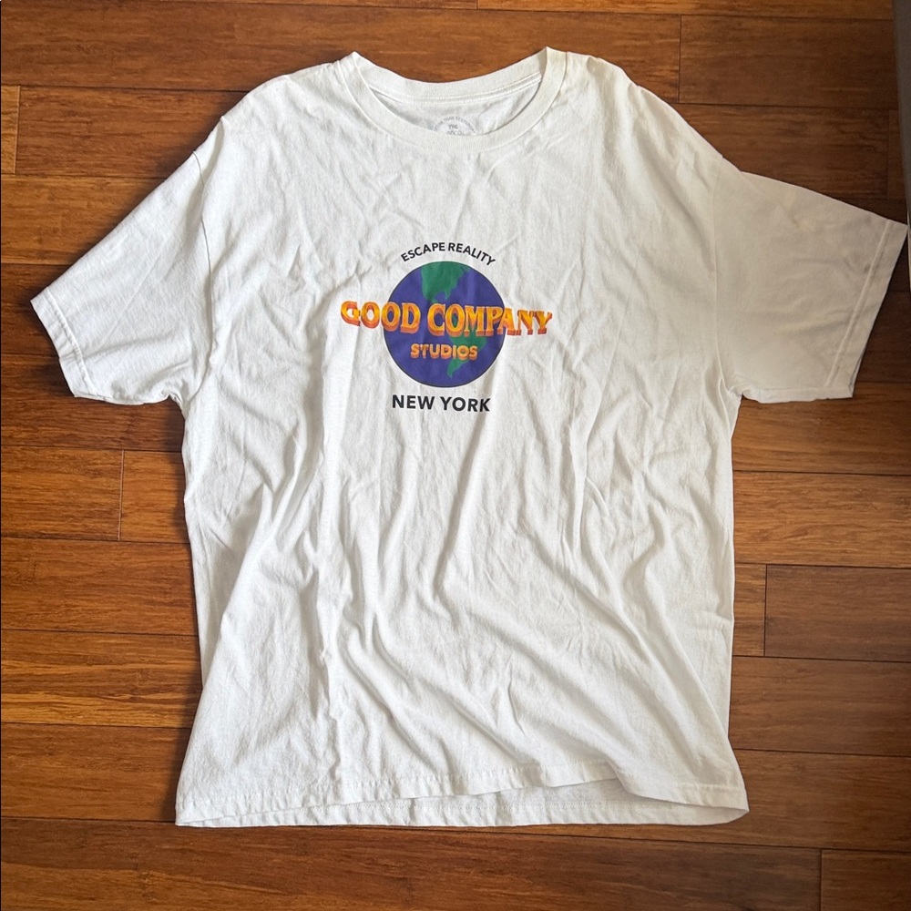 White Graphic Tee